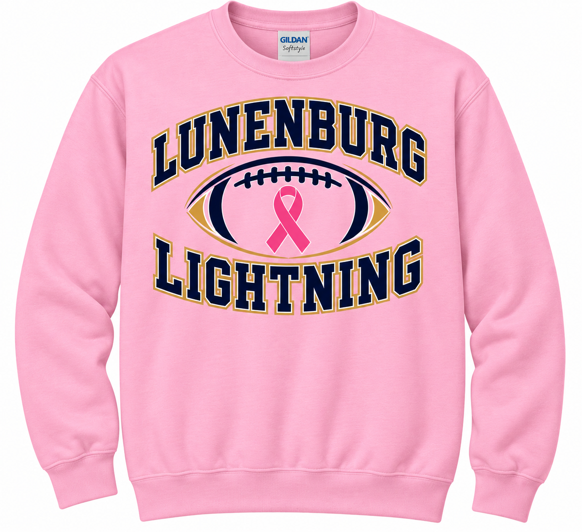 PINK FOOTBALL LOGO