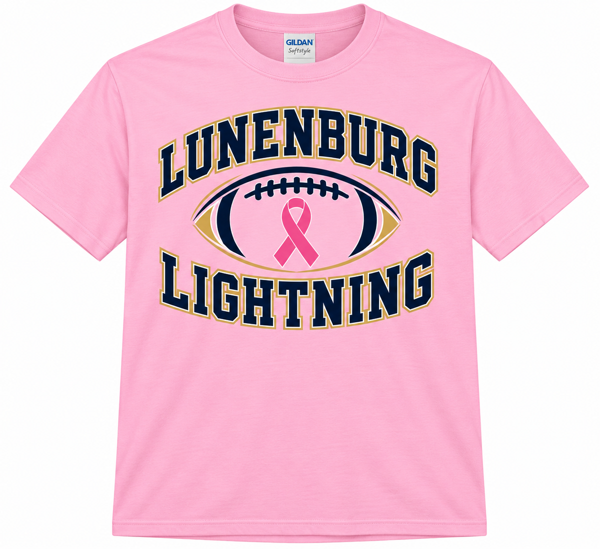 PINK FOOTBALL LOGO