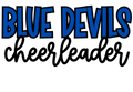 Blue Devils Cheerleader T Shirt
