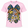 PINK BOW LIGHTNING FOOTBALL