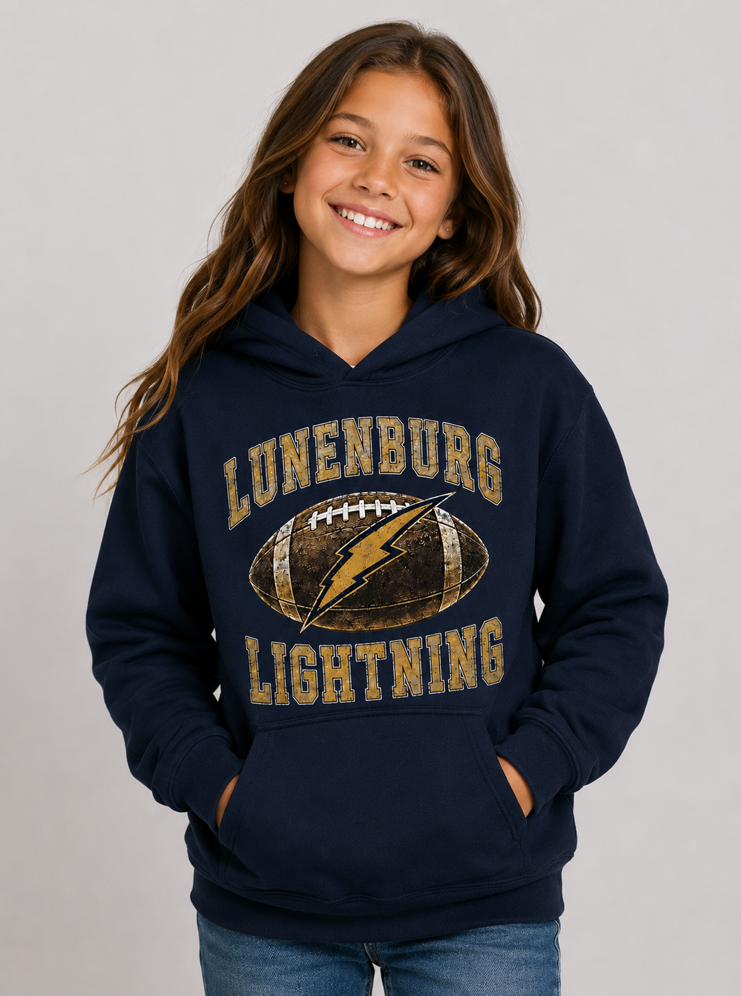 Youth Hoodie Lightning Gridiron
