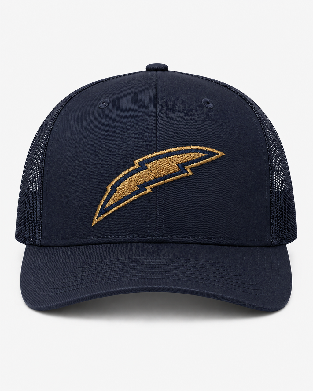 Womens Lightning Trucker Cap with Ponytail Opening