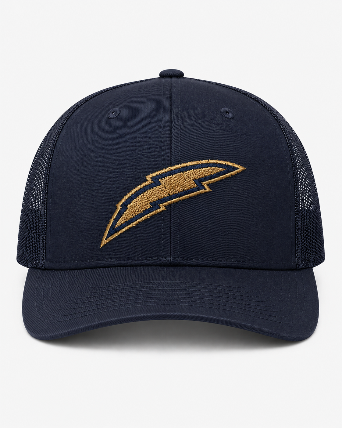 Womens Lightning Trucker Cap with Ponytail Opening
