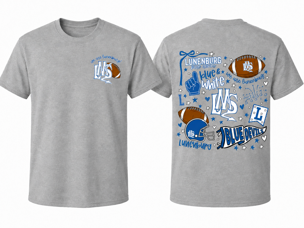 We are Lunenburg- LMS Football T- Shirt