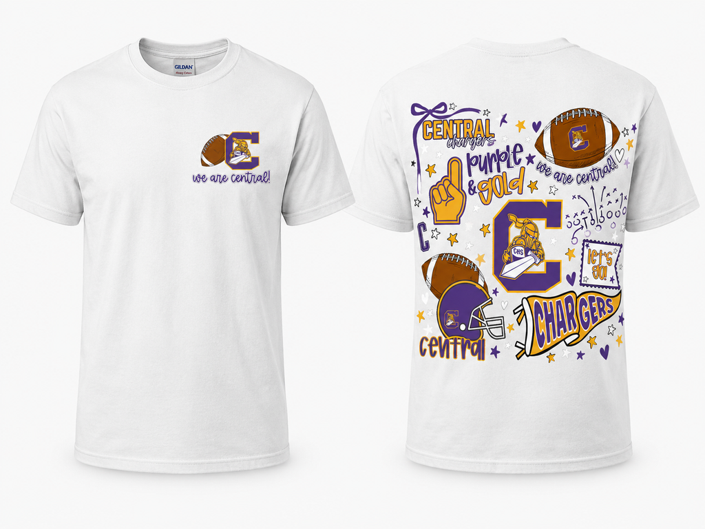 We are Central! Football Tee