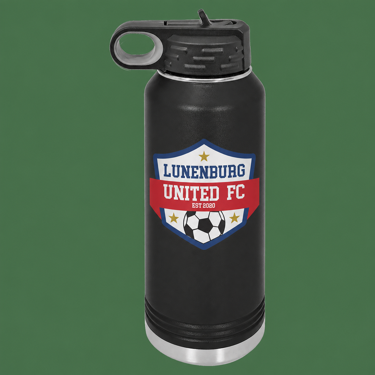 LUFC Logoed Stainless Steel Easy Spout Water Bottle