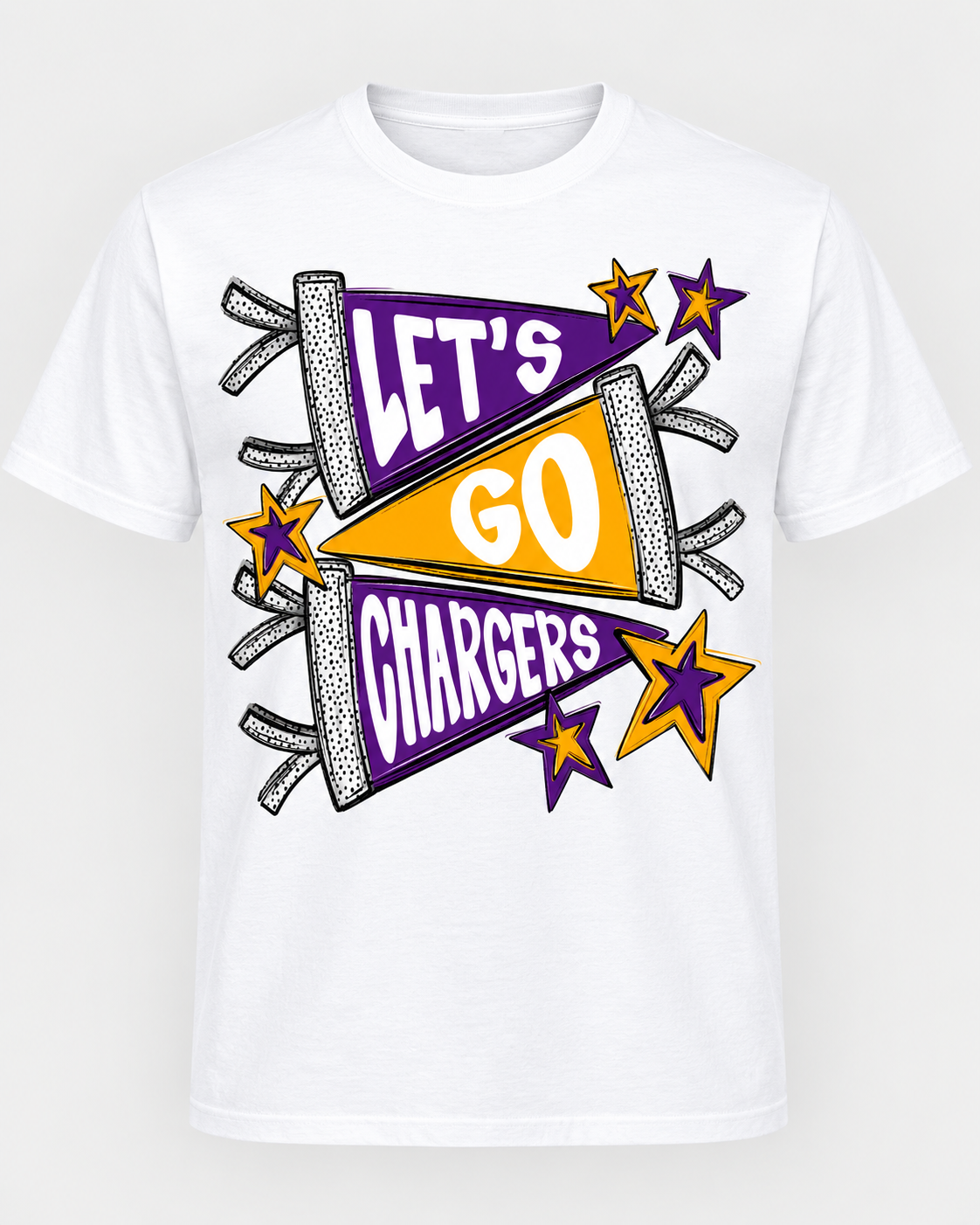 LETS GO CHARGERS TEE