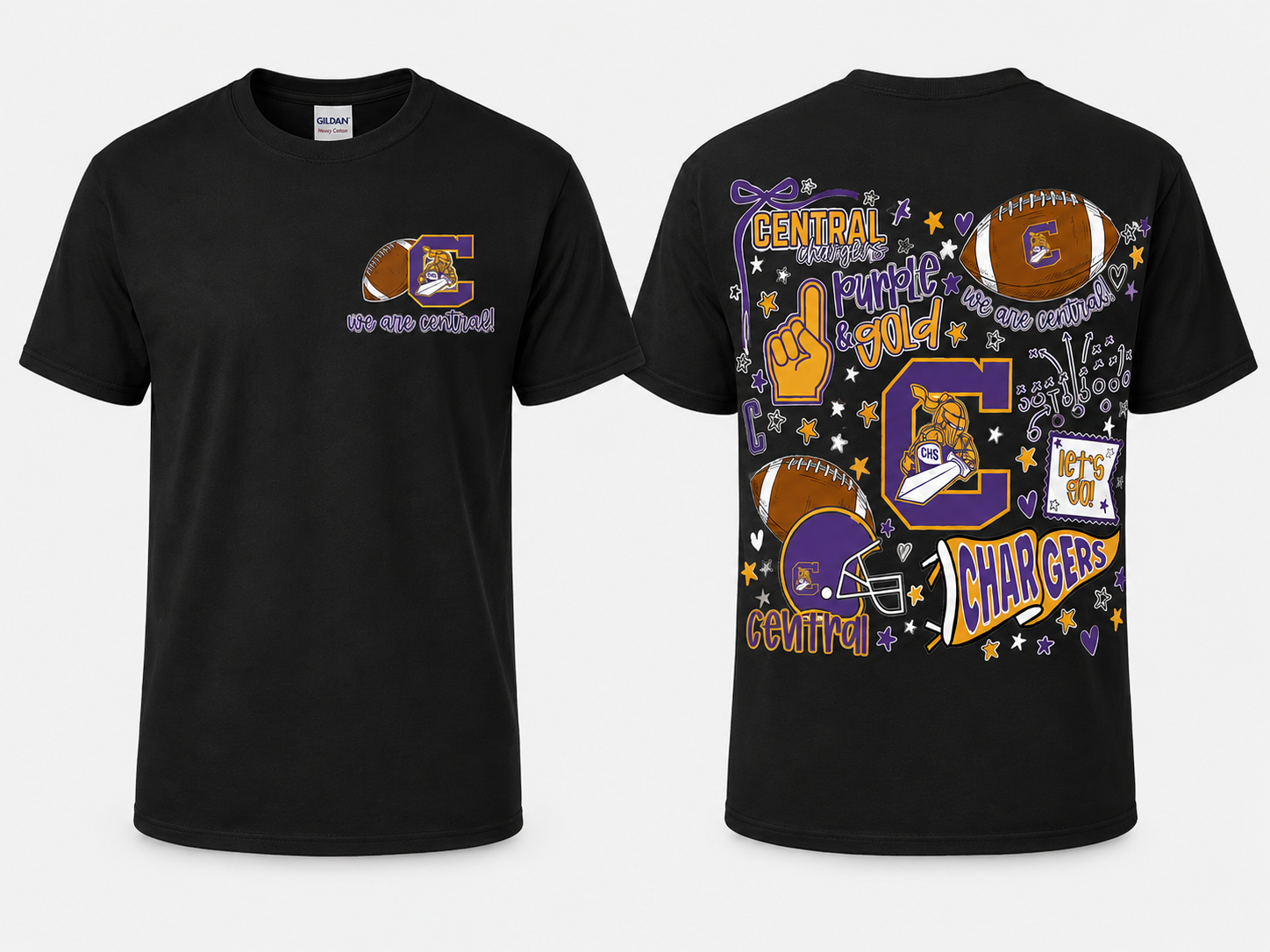 We are Central! Football Tee