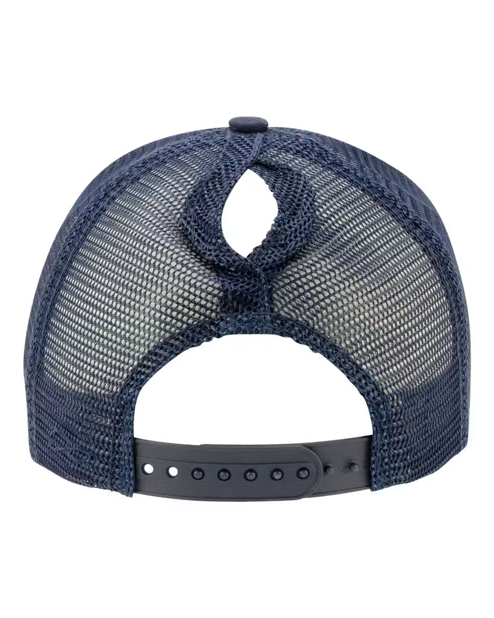 Womens Lightning Trucker Cap with Ponytail Opening