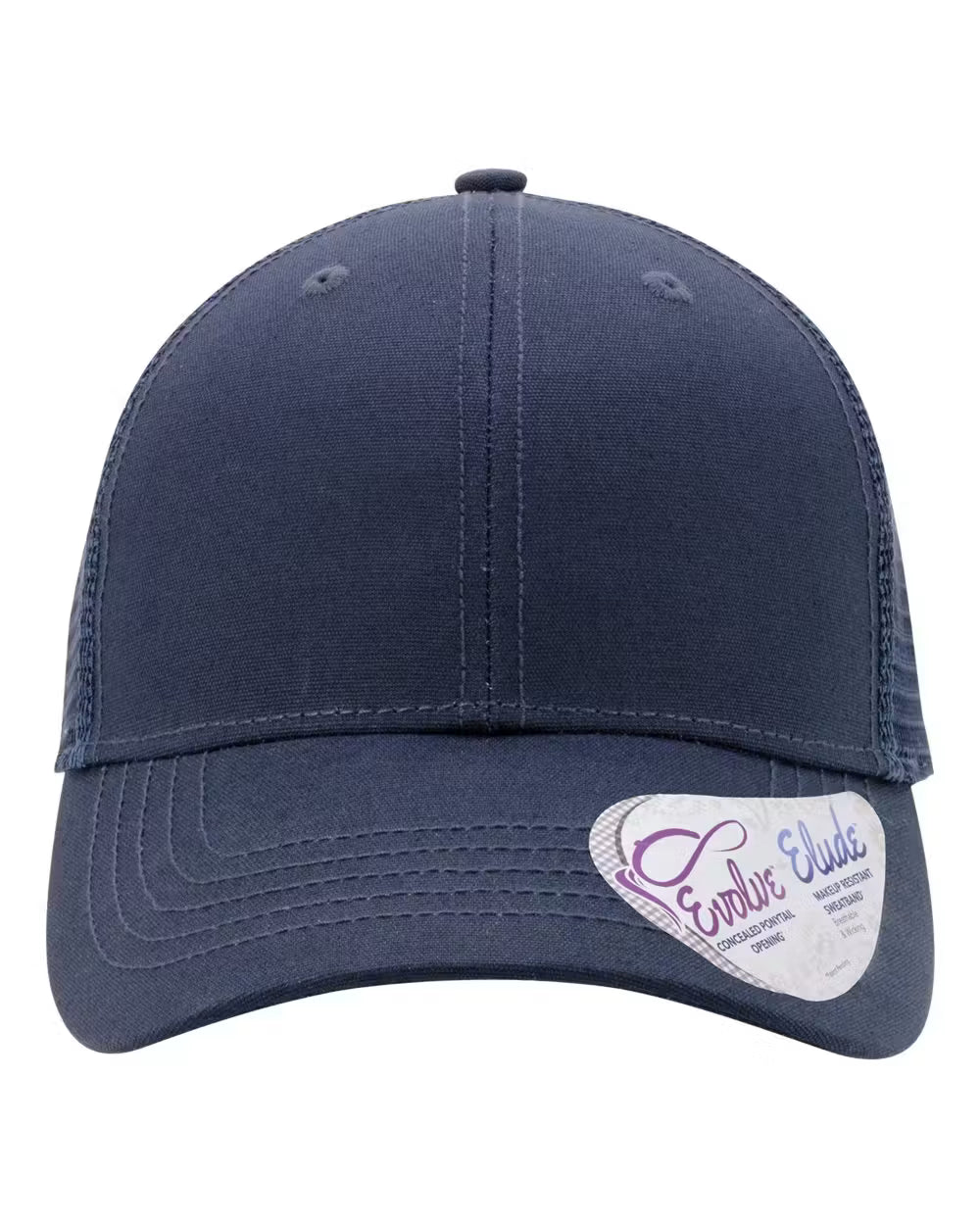 Womens Lightning Trucker Cap with Ponytail Opening
